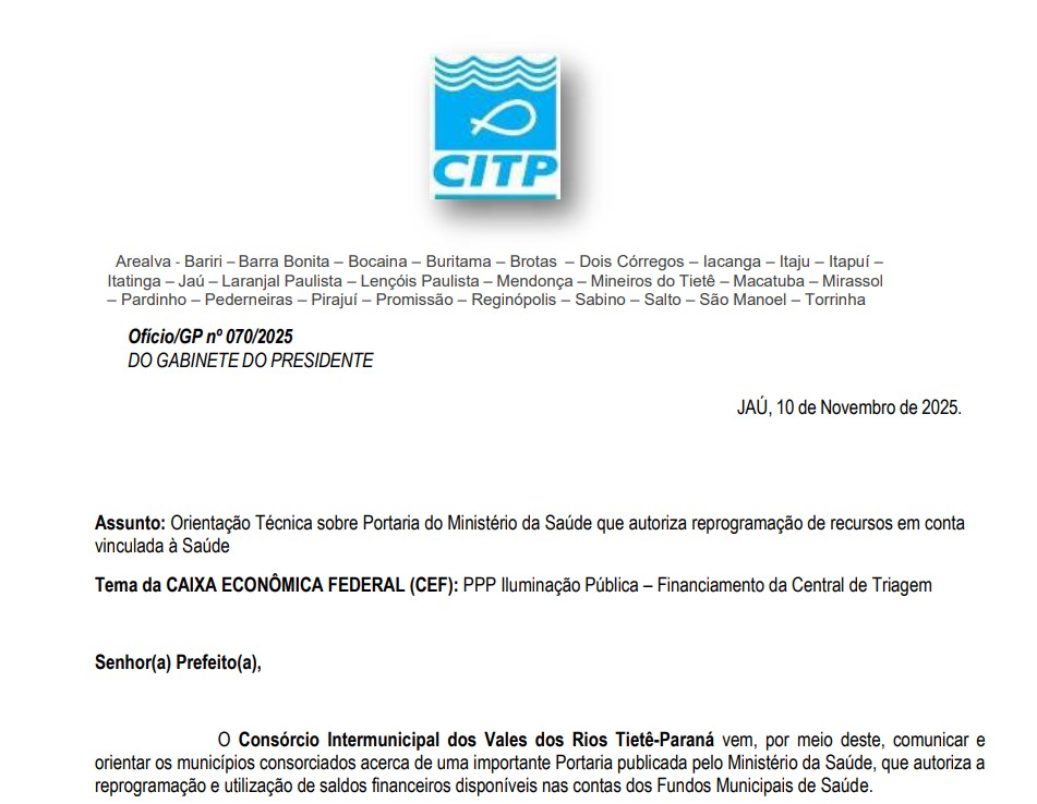 REPROGRAMAÇÃO E UTILIZAÇÃO DE SALDOS FINANCEIROS DISPONÍVEIS NAS CONTAS DOS FUNDOS MUNICIPAIS DE SAÚDE E PPP- ILUMINAÇÃO PÚBLICA