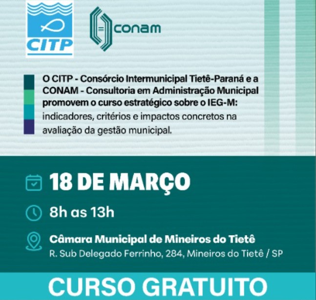 Curso Estratégico sobre o IEG-M – Indicadores, Critérios e Impactos